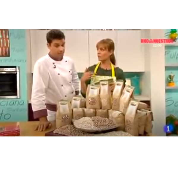 La Mejor Alubia en el programa de televisión de RTVE Programa Cocina con Sergio.